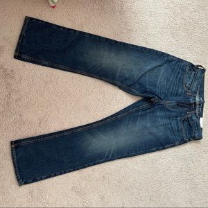 Old navy straight built in tough non stretch jeans for men